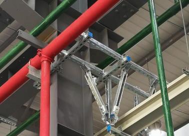 莱州该抗震支架的整体式支吊架结构协调性好